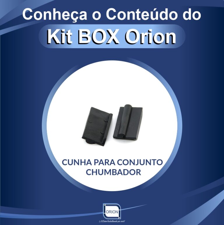 KIT BOX ORION componentes cunha para conjunto chumbador