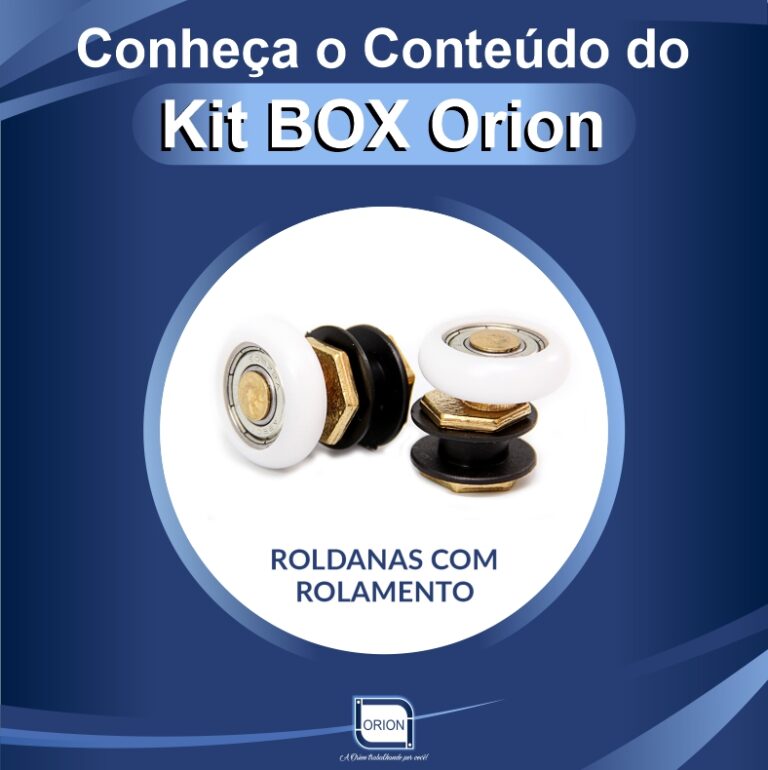 KIT BOX ORION componentes roldanas com rolamento