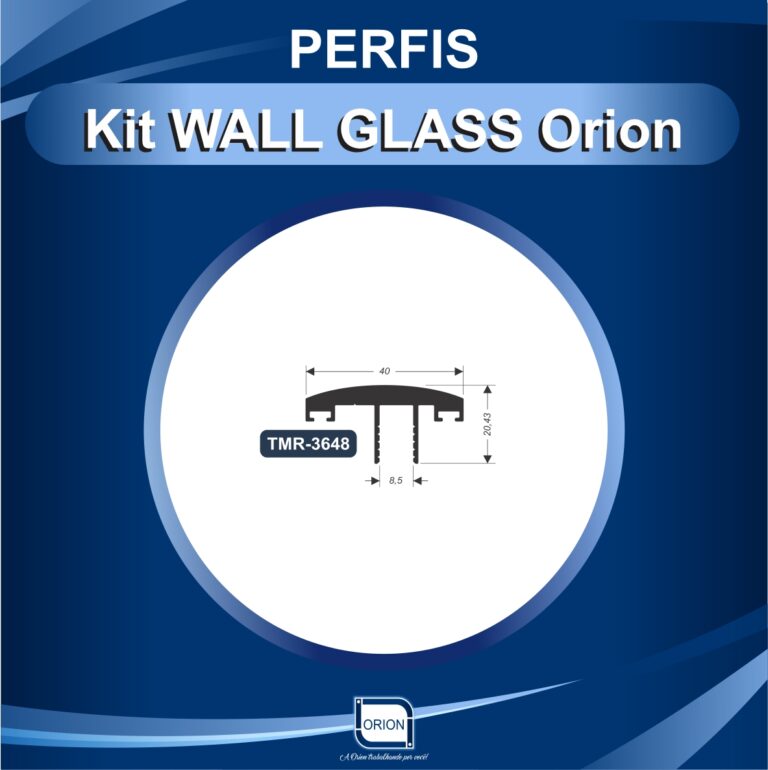 KIT WALL GLASS ORION perfil tmr 3648